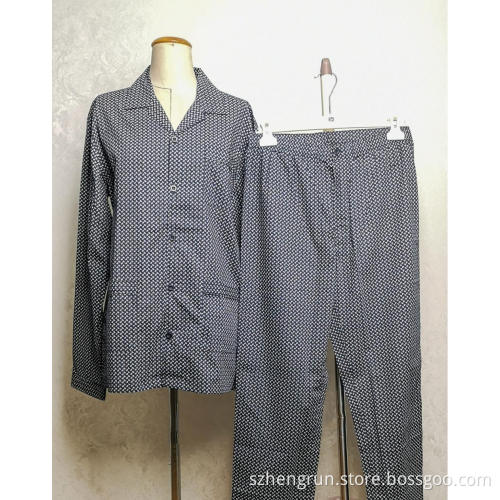 men's dark gray pyjama set